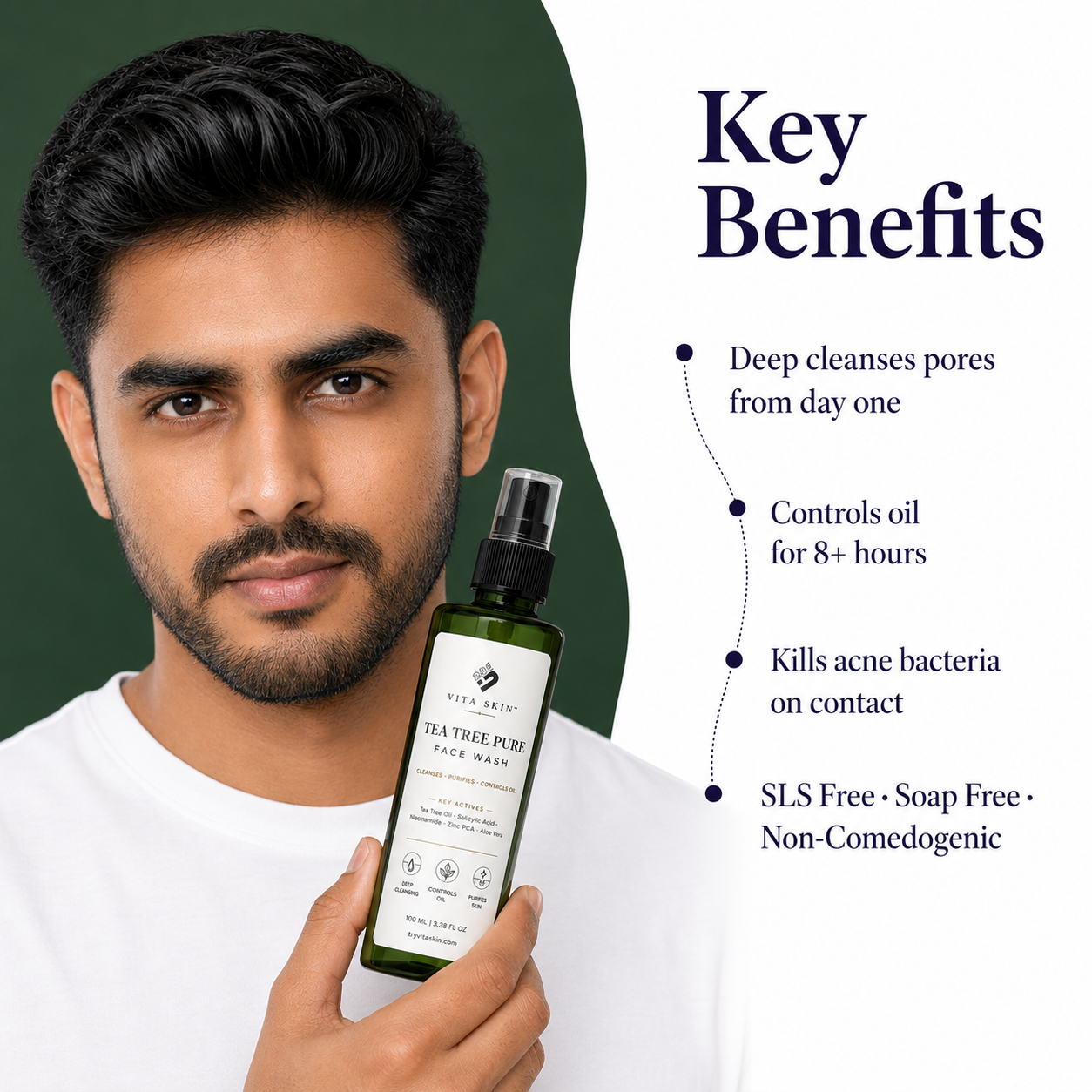 Vita Skin™ Tea Tree Pure Facewash